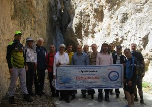 صعود گروه کوهنوردی شرکت آب و فاضلاب آذربایجان شرقی به آبشار داران داش