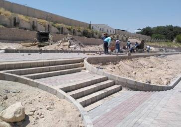 عملیات اجرایی پارک کودک دادگستری تبریز بیش از ۵۰ درصد پیشرفت فیزیکی دارد