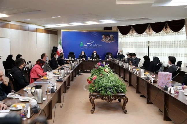 مراسم تکریم ومعارفه مدیرکل فرهنگ و ارشاد اسلامی منطقه آزاد ارس برگزار شد