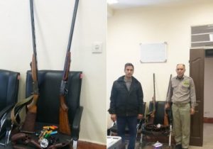 دستگیری ۵ شکارچی غیر مجاز در چاراویماق