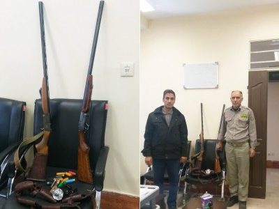 دستگیری ۵ شکارچی غیر مجاز در چاراویماق