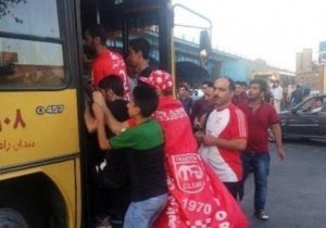 سرویس دهی اتوبوسرانی تبریز به هواداران تراکتور