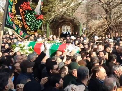 مراسم تشییع پیکر استاندار فقید آذربایجان شرقی