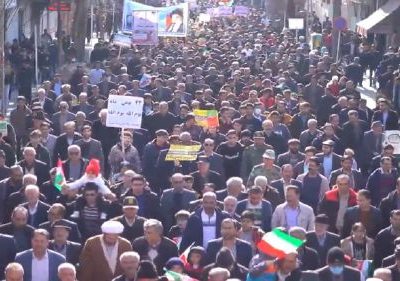 برگزاری راهپیمایی ۲۲ بهمن در آذربایجان شرقی