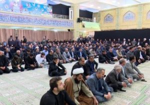 مراسم یادبود شهدای خدمت در دانشگاه تبریز