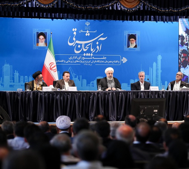 افتتاح و آغاز عملیات اجرایی ۳۵ طرح و پروژه اقتصادی و زیربنایی در استان آذربایجان شرقی