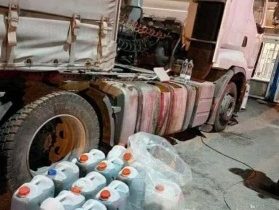 کشف ۱۲ گالن مواد مخدر شیشه در گمرک نوردوز