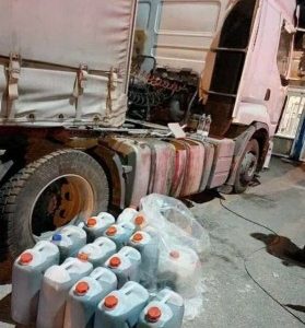 کشف ۱۲ گالن مواد مخدر شیشه در گمرک نوردوز