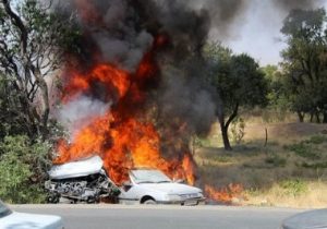 آتش‌سوزی خودروی بازپرس ویژه قتل در تونل رسالت/ جدیدترن خبر از وضعیت قاضی محمدرضا صاحب جمعی