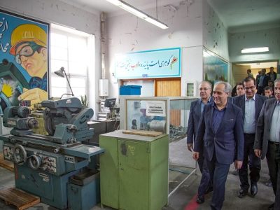 وعده احیا و تجهیز هنرستان صنعتی ماندگار تبریز توسط رییس اتاق بازرگانی ایران