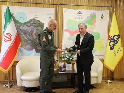 تقدیر فرمانده پایگاه شکاری ارتش از نقش محوری شرکت گاز در بهینه سازی مصرف انرژی