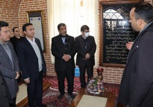 بازدید وزیر میراث‌فرهنگی از بقعه شیخ محمود شبستری