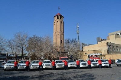 خریداری ۱۰ دستگاه خودرو پیشرو امدادی پادرا برای سازمان آتش‌نشانی تبریز