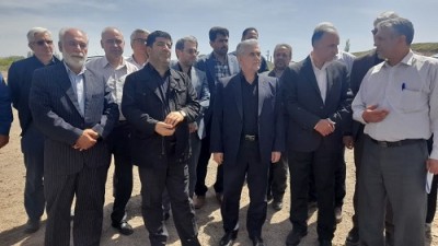 بازدید رئیس سازمان جهاد کشاورزی استان آذربایجان شرقی از سد صومعه علیا در میانه