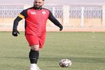 آمادگی بالای بدنی علی مبارکی هافبک دفاعی فوتبال کشورمان، پیش از فصل مسابقات