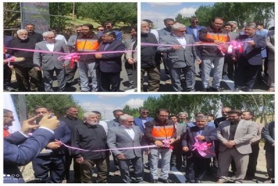 بهره‌مندی مردم روستای ساری قیه هشترود از راه آسفالته در آذربایجان شرقی همزمان باهفته دولت
