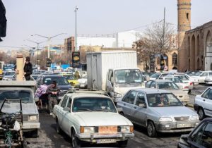 مدیریت ترافیک خیابان دارایی با اجرای طرح زمانبندی تردد خودروهای باری