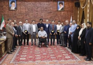 تجلیل اعضای شورای اسلامی و شهرداری تبریز از رتبه‌های برتر کنکور و مدال آوران پاراالمپیک