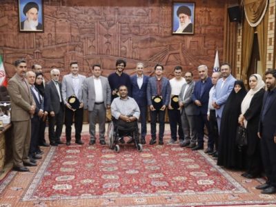 تجلیل اعضای شورای اسلامی و شهرداری تبریز از رتبههای برتر کنکور و مدال آوران پاراالمپیک