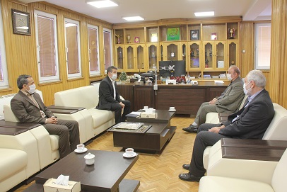 دیدار رئیس ستاد پشتیبانی جبهه مقاومت با مدیرعامل شرکت گاز استان آذربایجان شرقی