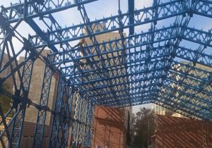 پروژه ۲۸۰ میلیارد ریالی احداث سالن ورزشی چندمنظوره امیرکبیر وارد مرحله دیوارکشی شد