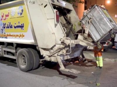 تلاش شبانه‌روزی خادمان شهر برای پاکیزگی تبریز