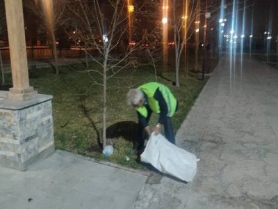 اجرای ضربتی پاکسازی پارکهای تبریز پس از روز طبیعت