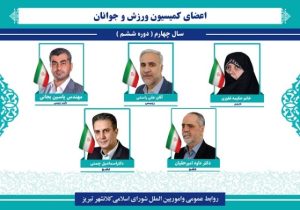 انتخاب رئیس کمیسیون ورزش و جوانان شورای اسلامی شهر تبریز