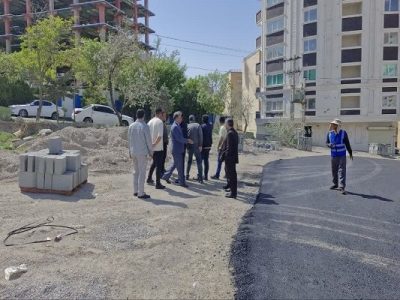 پروژه مسیرگشایی کوی استادان با توزیع ۸۰۰ تن آسفالت آماده بهره‌برداری شد