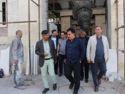 پیشرفت ۸۰ درصدی مسقف سازی گلزار شهدای وادی رحمت تبریز