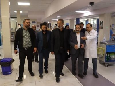 خدمات رسانی شهرداری منطقه ۶ تبریز به بیمارستان آیت الله طالقانی