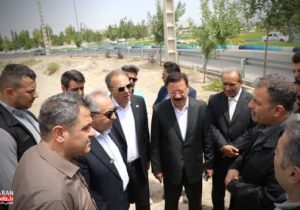 بازدید استاندار آذربایجان‌شرقی از اجرای پروژه رینگ شرقی خط دوم آبرسانی تبریز
