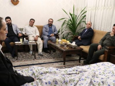 عیادت شهردار تبریز از پیشکسوت خبر و رسانه