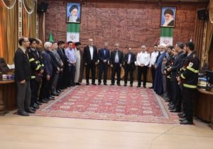 تجلیل شهردار و شورای اسلامی شهر تبریز از قهرمانان آتشنشانی