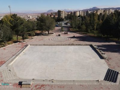 احداث اولین زمین والیبال ساحلی شهرداری در پارک کوثر سفیر امید