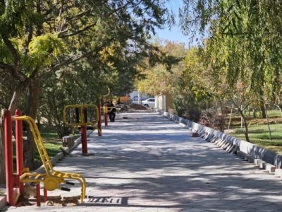 پنجمین پیاده راه سلامت منطقه ۳ در منطقه کم برخوردار مارالان