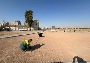 آغاز عملیات احداث فضای سبز ۱٫۵ هکتاری در غرب تبریز