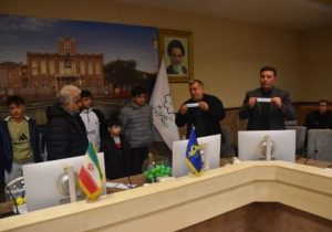 مراسم قرعهکشی فوتبال چهارمین دوره المپیاد فرهنگیورزشی «پرچم» در تبریز برگزار شد