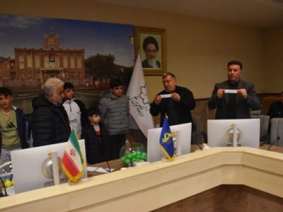 مراسم قرعه‌کشی فوتبال چهارمین دوره المپیاد فرهنگی‌ورزشی «پرچم» در تبریز برگزار شد