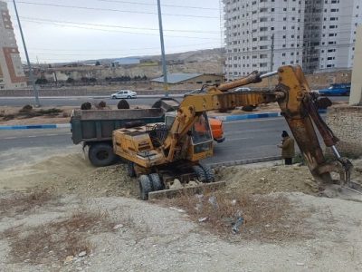 آغاز خاکبرداری و احداث ایستگاه آتش‌نشانی شهرک مرزداران