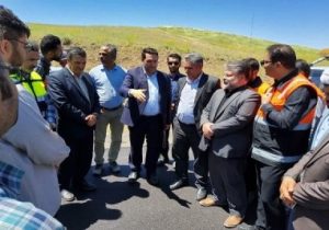 بازدیدمعاون ساخت و نگهداری راه‌های روستایی سازمان راهداری از راه‌های روستایی شهرستان‌ هشترود