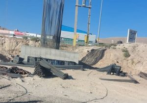 پیشرفت ۳۵ درصدی پروژه پل سه‌راهی اهر/ شمع‌کوبی و ساخت پایه‌ها در مرحله پایانی