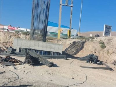 پیشرفت ۳۵ درصدی پروژه پل سه‌راهی اهر/ شمع‌کوبی و ساخت پایه‌ها در مرحله پایانی