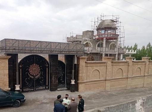 قلع و قمع ویلای مجلل در تبریز پس از طی فرآیندهای قانونی صورت گرفت