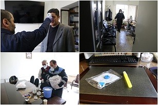 اقدامات شرکت آب و فاضلاب استان آذربایجان شرقی در راستای جلوگیری از شیوع ویروس کرونا در محیط اداری شرکت