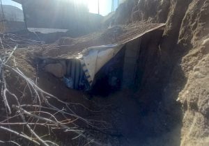 کشف محل حفاری غیرمجاز در روستای بیشک شهرستان ورزقان