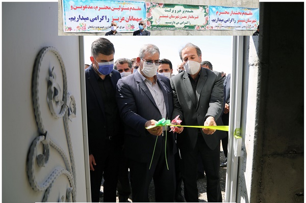 به مناسبت هفته مبارک دولت انجام گرفت : آغاز بهره برداری از طرح آبرسانی روستای شانجان شهرستان شبس