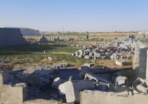 اجرای ۲۵ مورد قلع و قمع بنای غیرمجاز در اراضی کشاورزی شهرستان تبریز