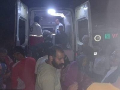 نجات پیر زن مصدوم از قله کوه سهند