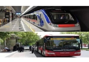 خدمات رایگان مترو و بی‌آرتی تبریز تا ۳۱ فروردین